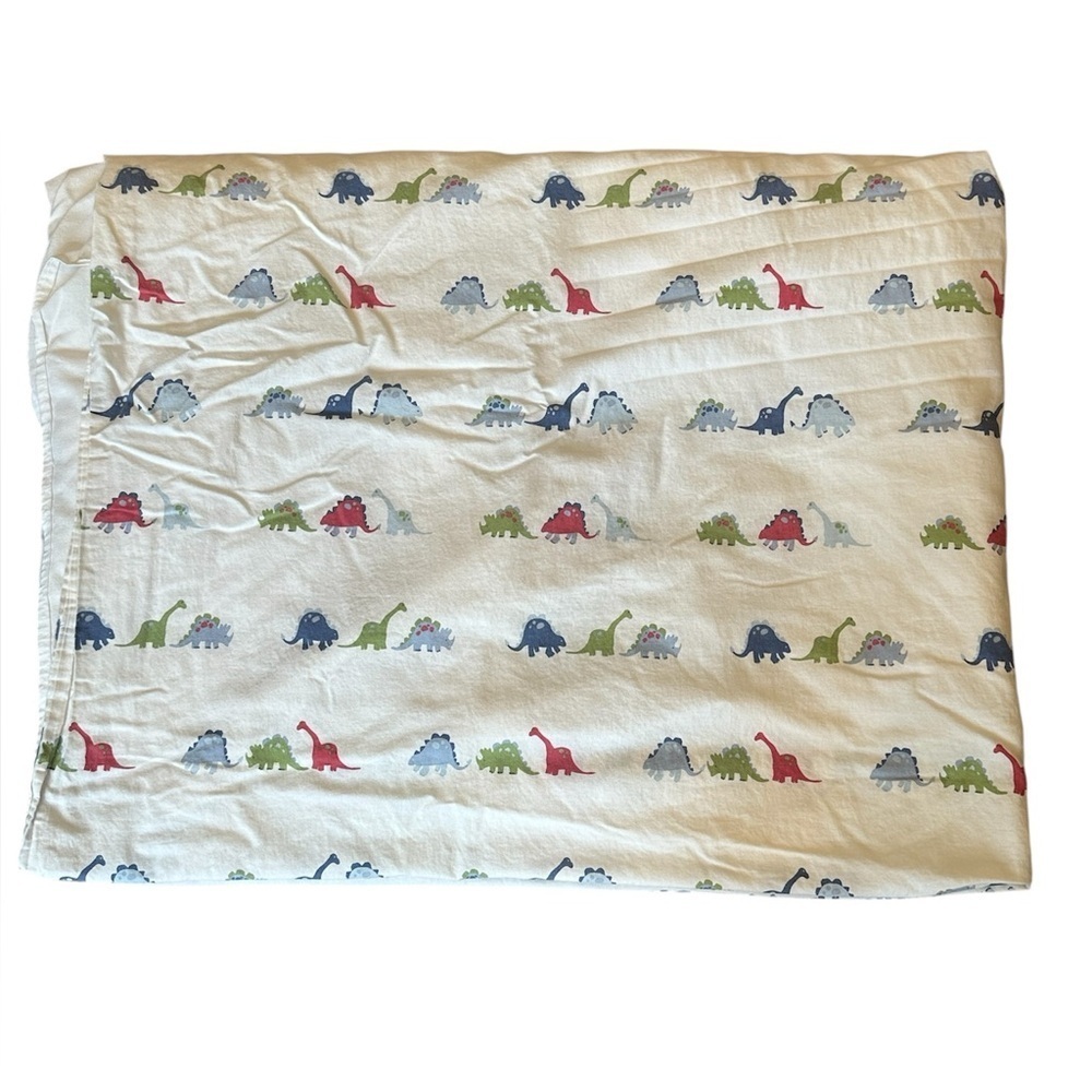 Kids Dinosaur Duvet Cover Cream Multicolor Junior Size 50x74